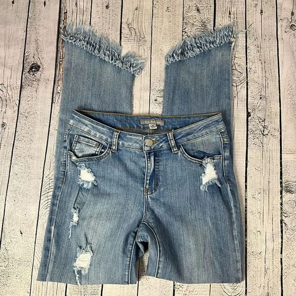 VIA RITINA Denim - VIA RITINA Distressed Jeans